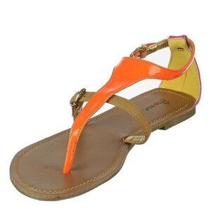 Promise Roana Women's Size 8 Colorful Sandals Flip Flop Thong Vacation Beach